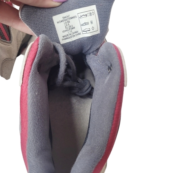 Lands End Womens Snow Suede Trekker Lace Up Boot Black & Grey Size 8 - Picture 7 of 9